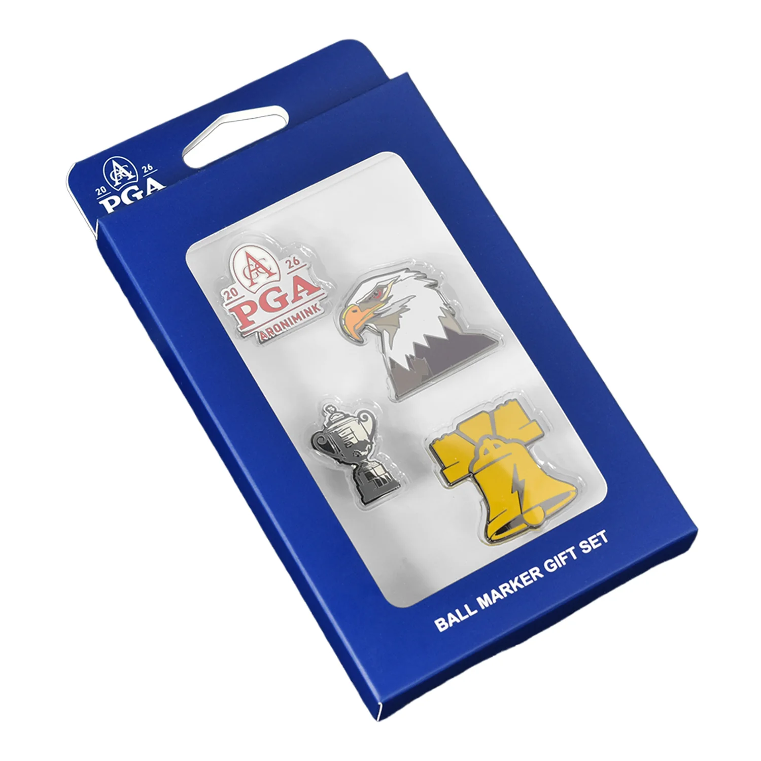 PRG Golf 2026 PGA Championship Hard Enamel 4pc Ball Mark Set - Image 2