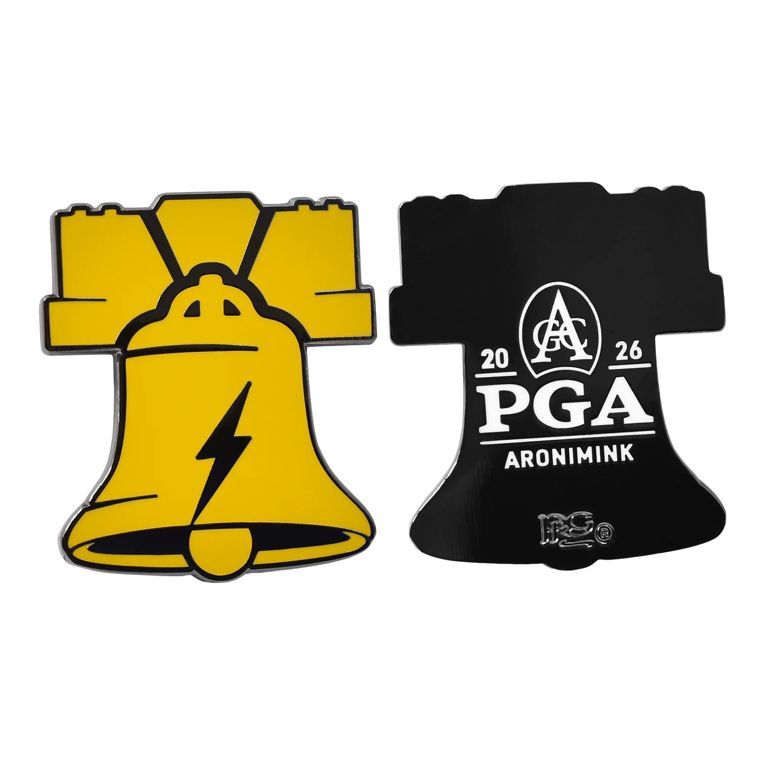 PRG Golf 2026 PGA Championship Hard Enamel 4pc Ball Mark Set - Image 5