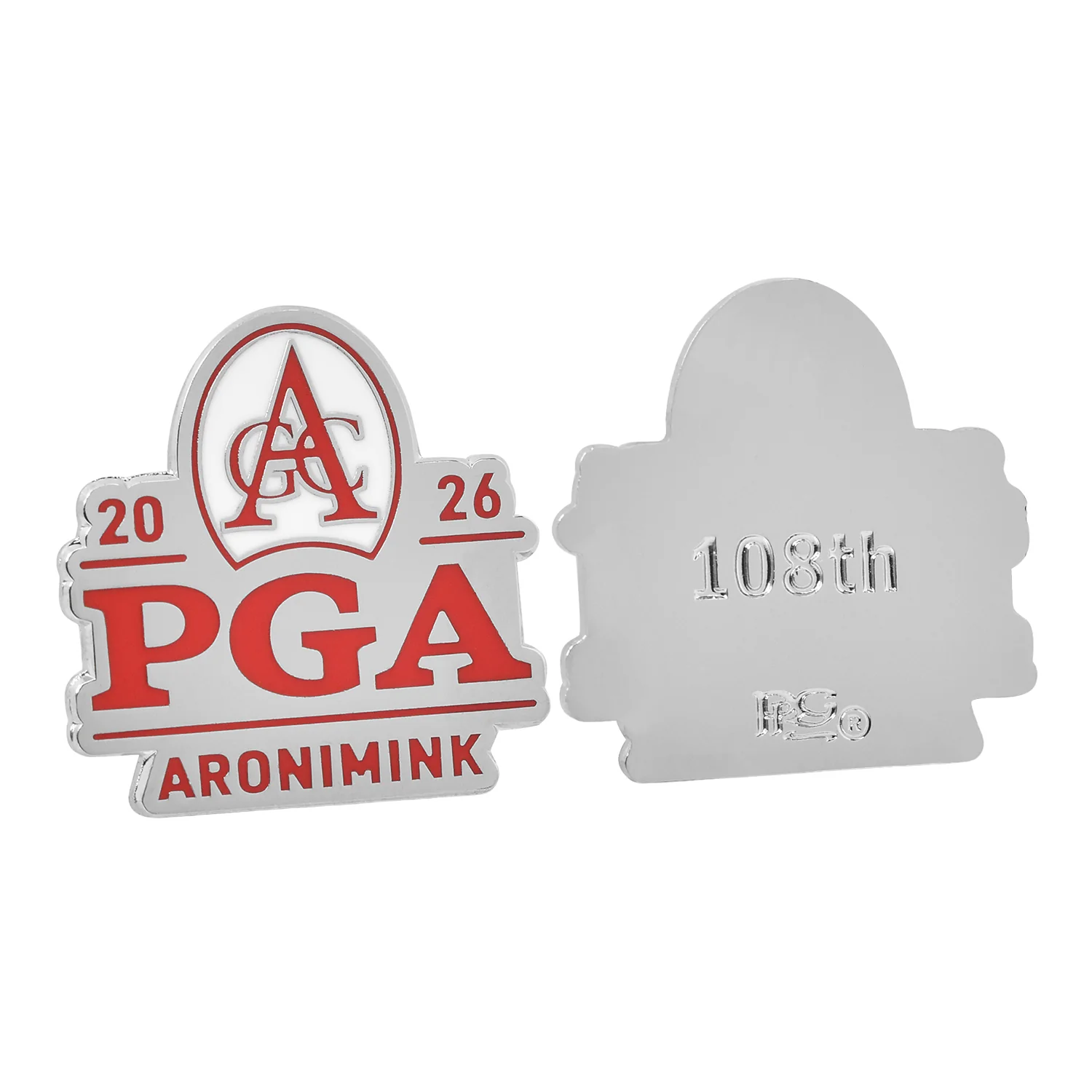PRG Golf 2026 PGA Championship Hard Enamel 4pc Ball Mark Set - Image 9
