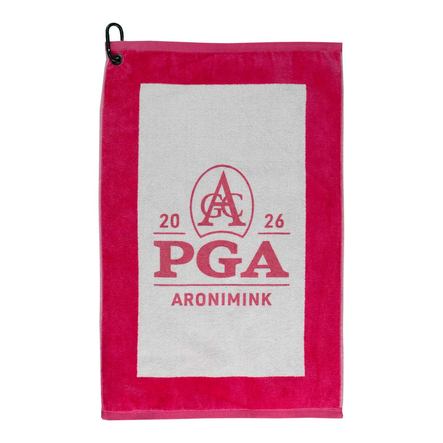 Dynamic 2026 PGA Championship Hi-Def Edge Towel in Pink