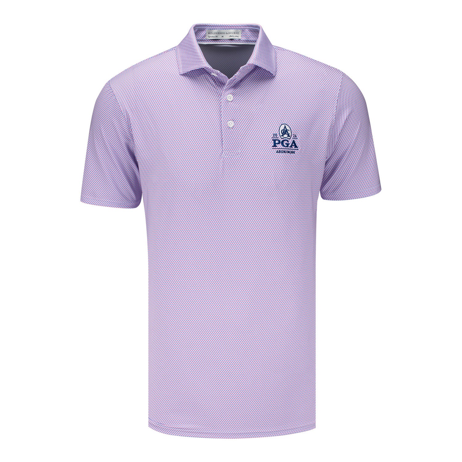 Holderness & Bourne 2026 PGA Championship Norman Polo in Cabernet and Horizon Blue