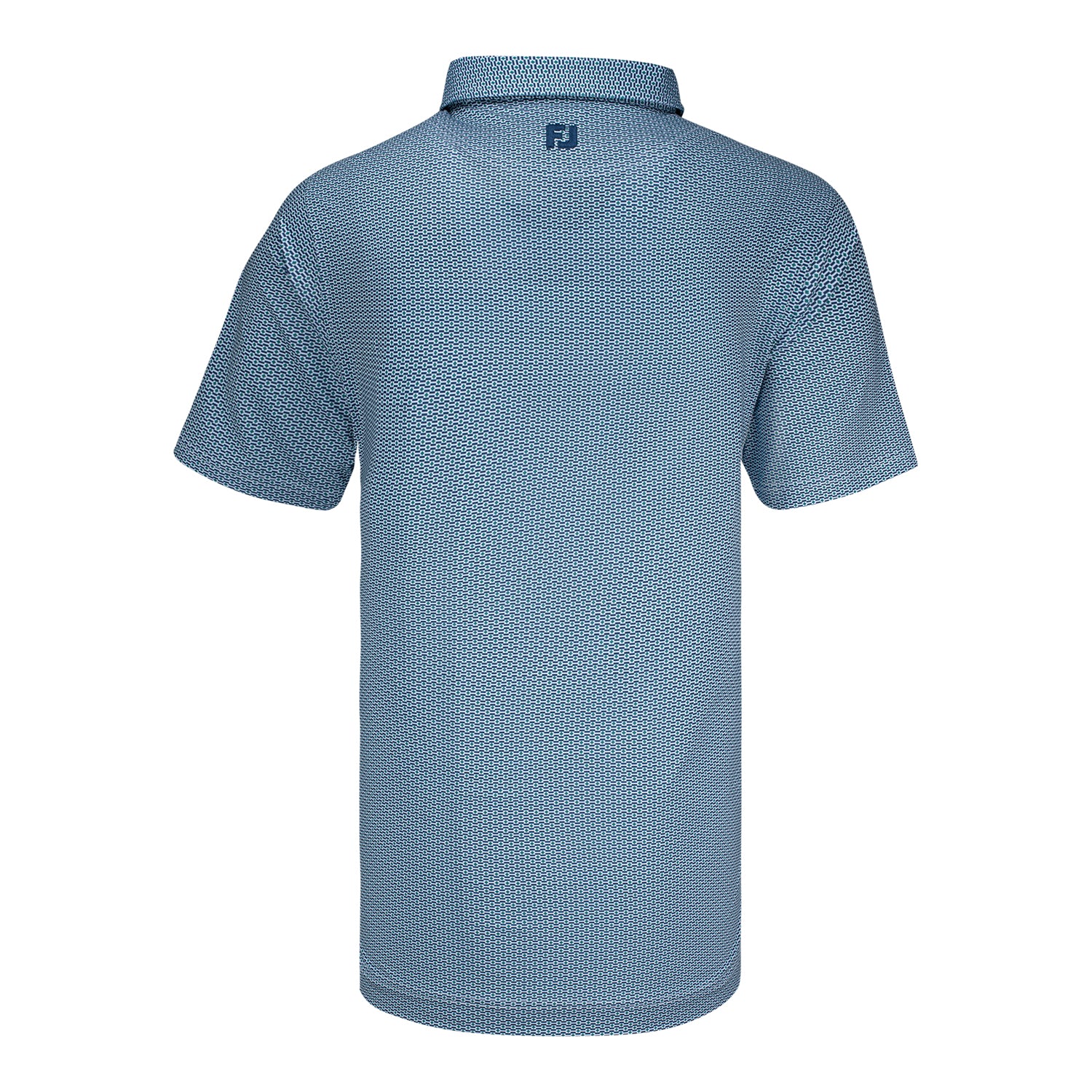 FootJoy 2026 PGA Championship Aberdeen Nautical Flag Polo in Field Green, Navy, and White - Image 3