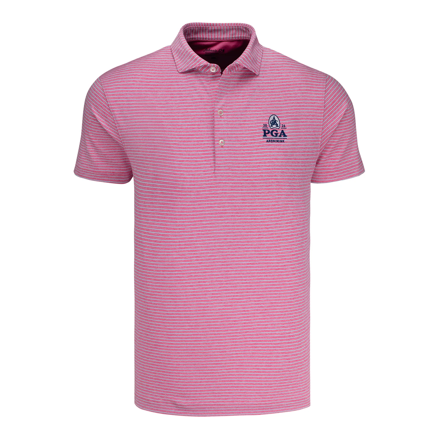 Johnnie-O 2026 PGA Championship Michael Stripe Polo in Punch