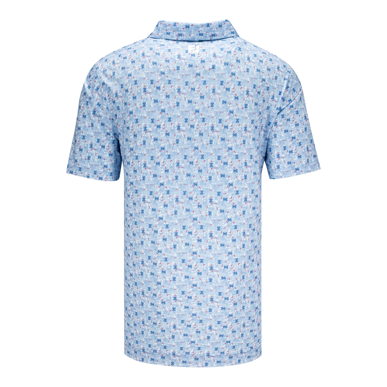 FootJoy 2026 PGA Championship Ben Franklin Scatter Polo in Blue Multi - Image 3