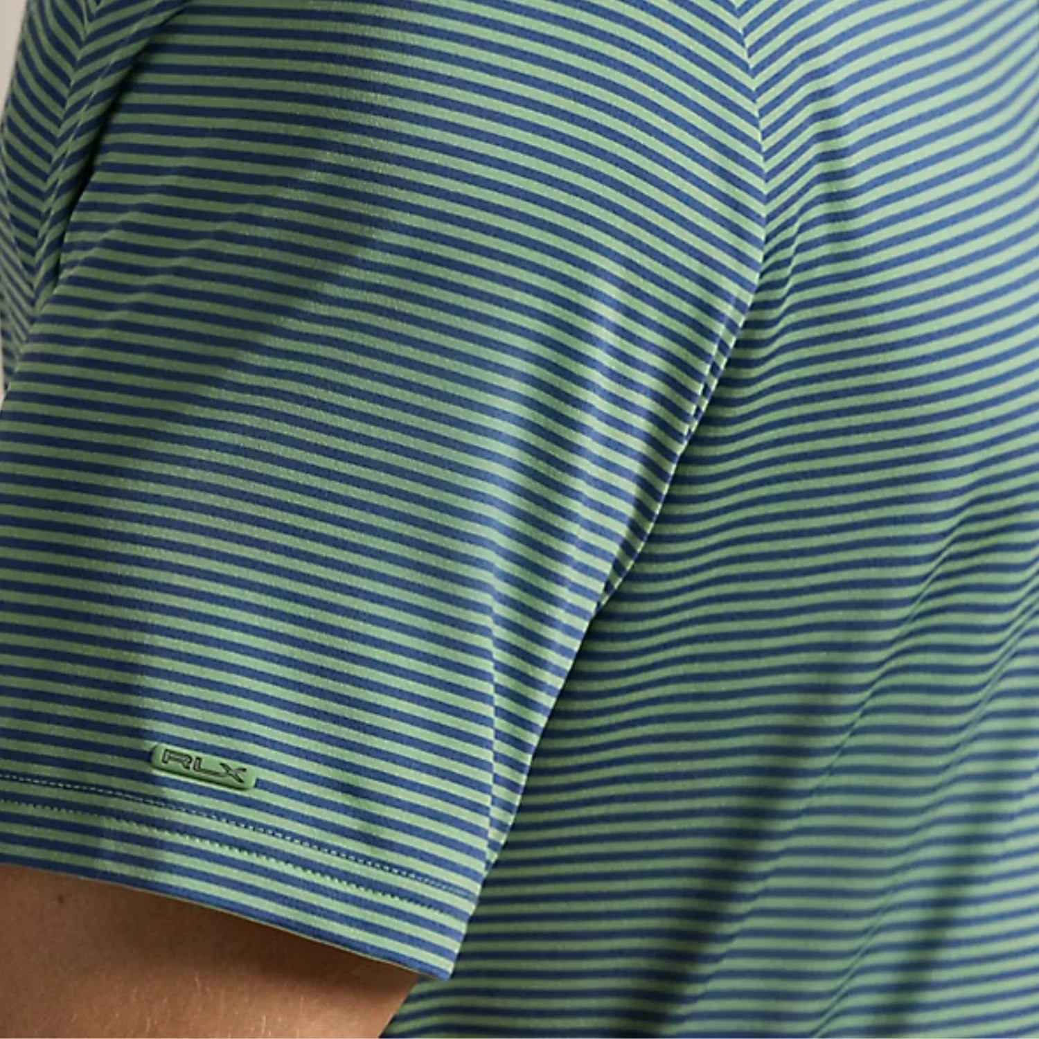 Ralph Lauren 2026 PGA Championship Lightweight Jersey Polo in Outback Green and Old Royal Blue - Image 2