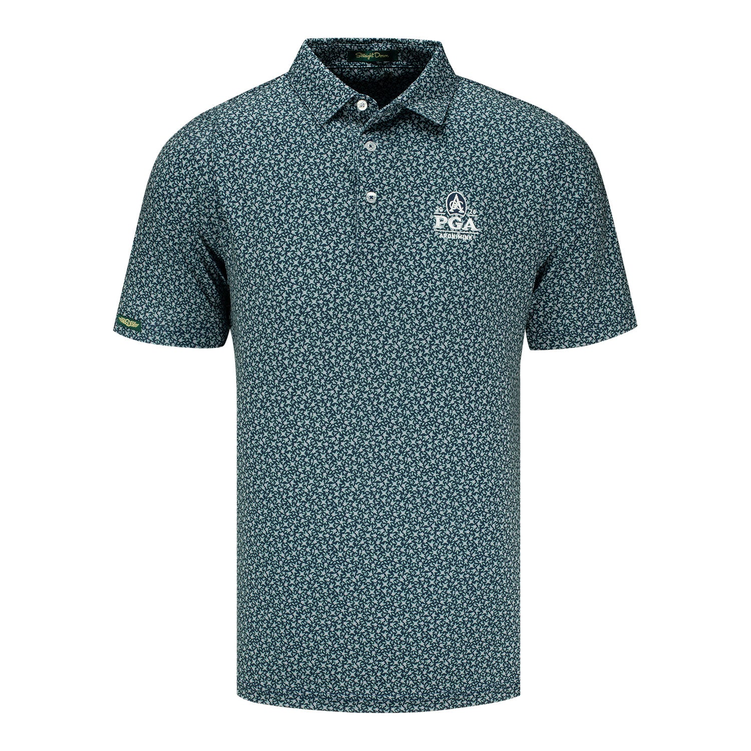 Straight Down 2026 PGA Championship Redbud Polo in New Indigo