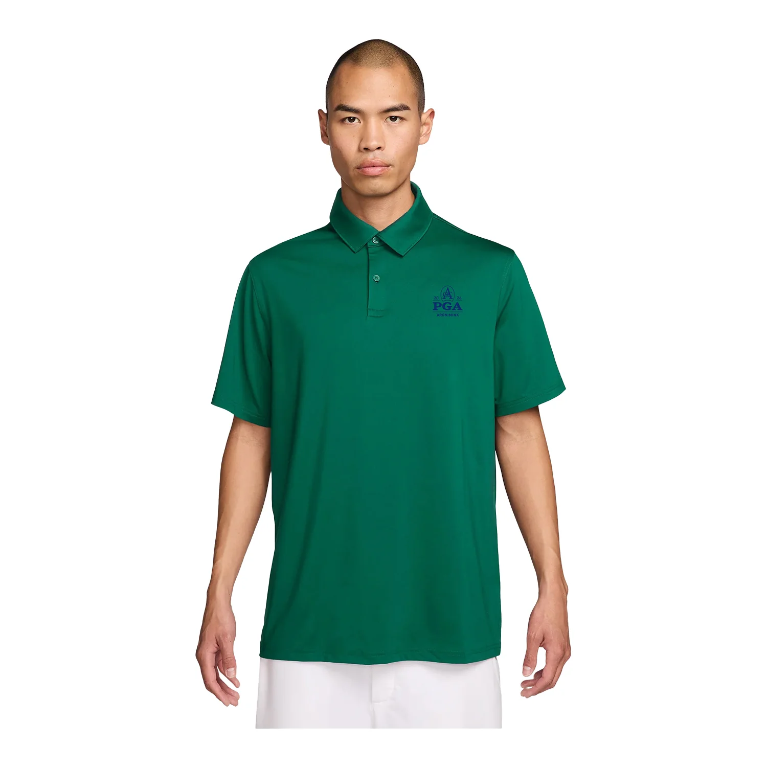 Nike 2026 PGA Championship Victory Solid Polo in Malachite Green