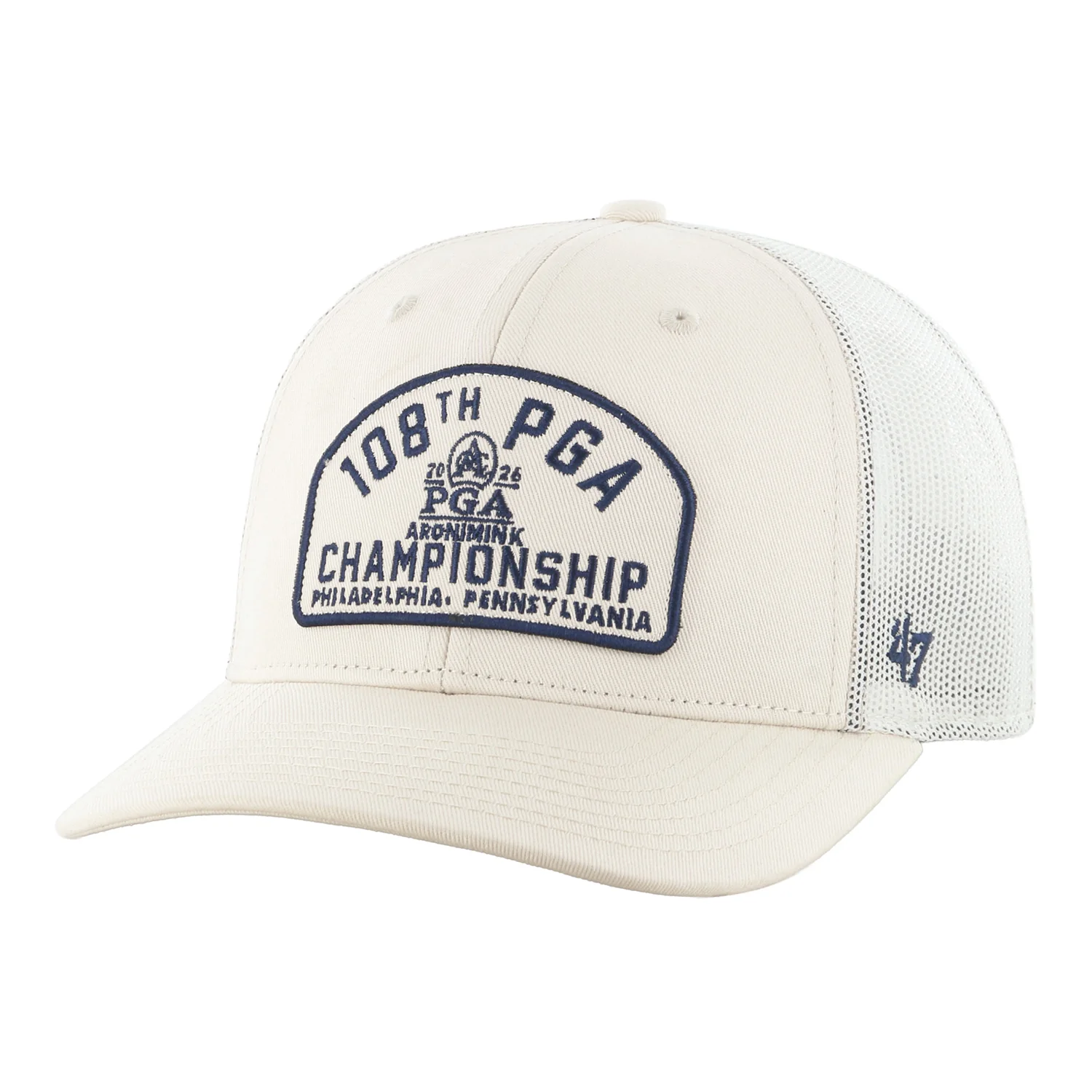 '47 Brand 2026 PGA Championship Leland Trucker Hat in Natural Beige