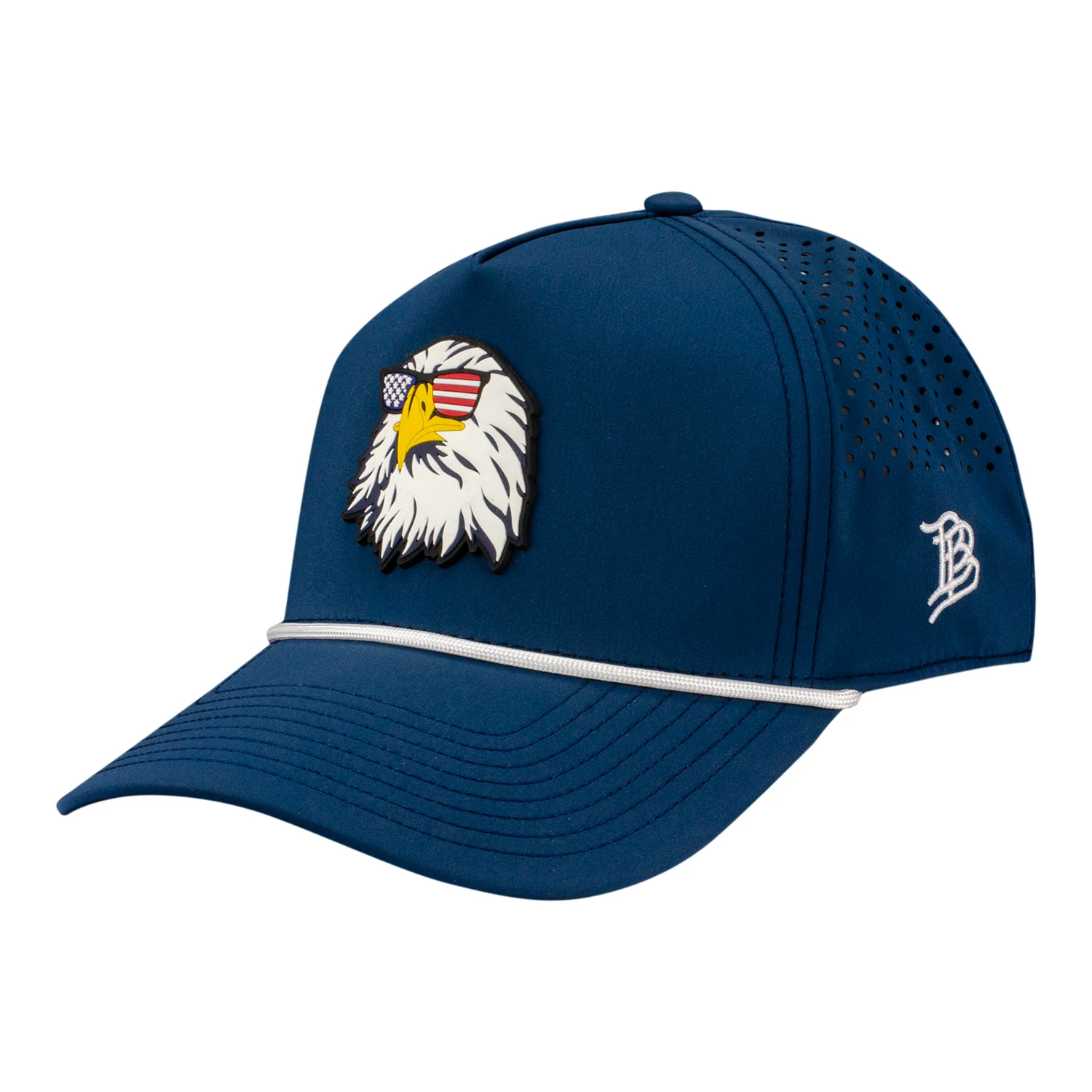 Branded Bills 2026 PGA Championship 545 Performance Series Curved 5-Panel Rope Eagle Hat in Orion Blue - Image 2