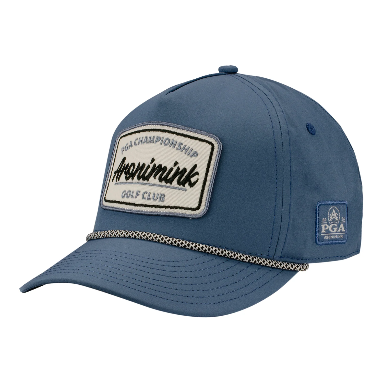 Pukka 2026 PGA Championship Aronimink Patch Rope Hat in Slate Blue
