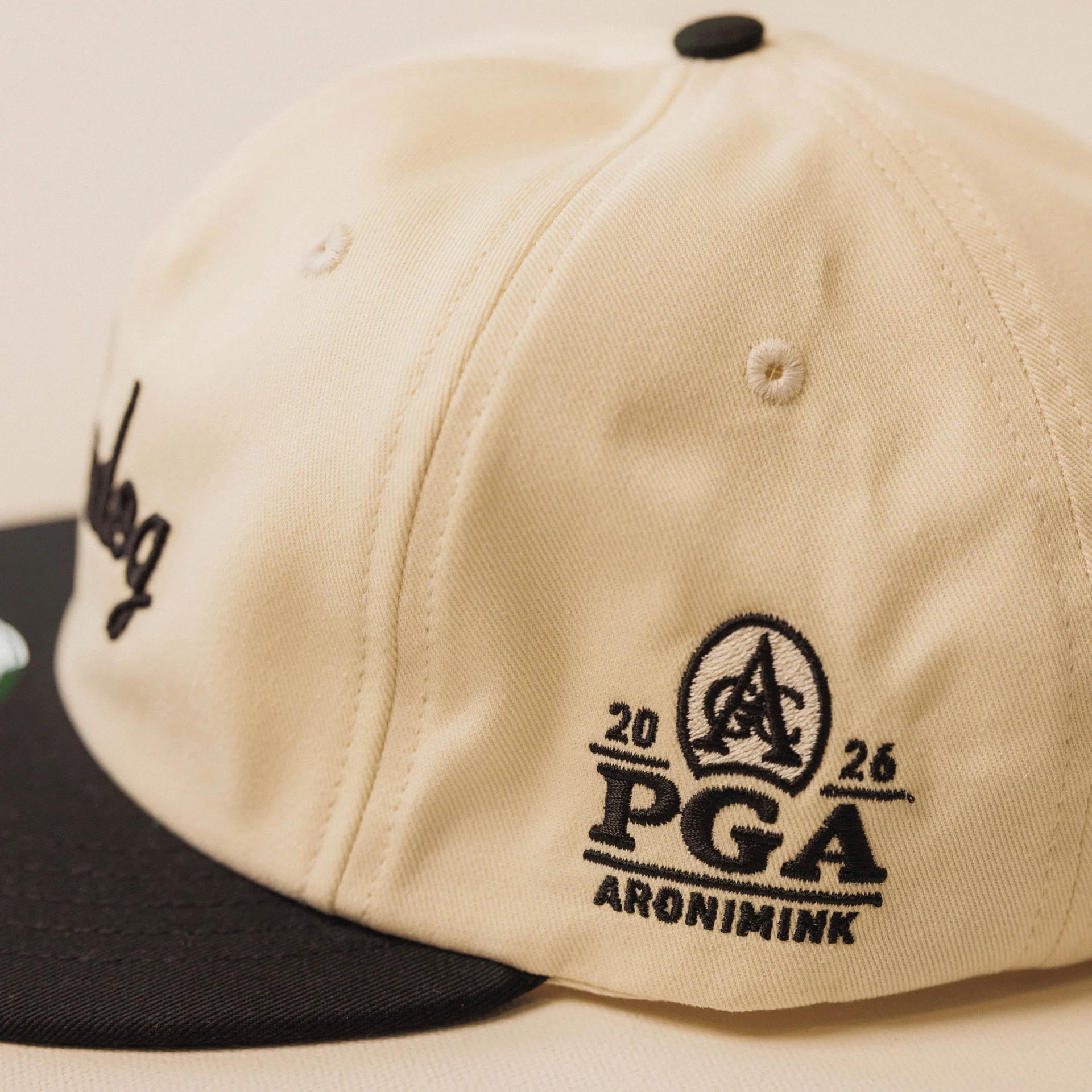 Underdog 2026 PGA Championship Two Tone Hat in Khaki and Black - Image 4