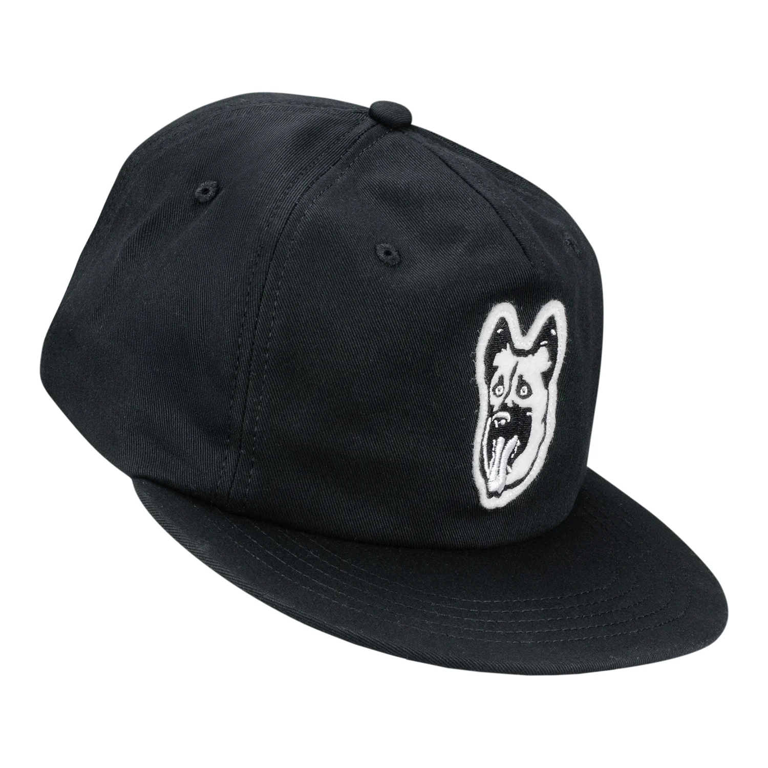 Underdog 2026 PGA Championship Vintage Hungry Dog Flatbill Hat in Black - Image 2