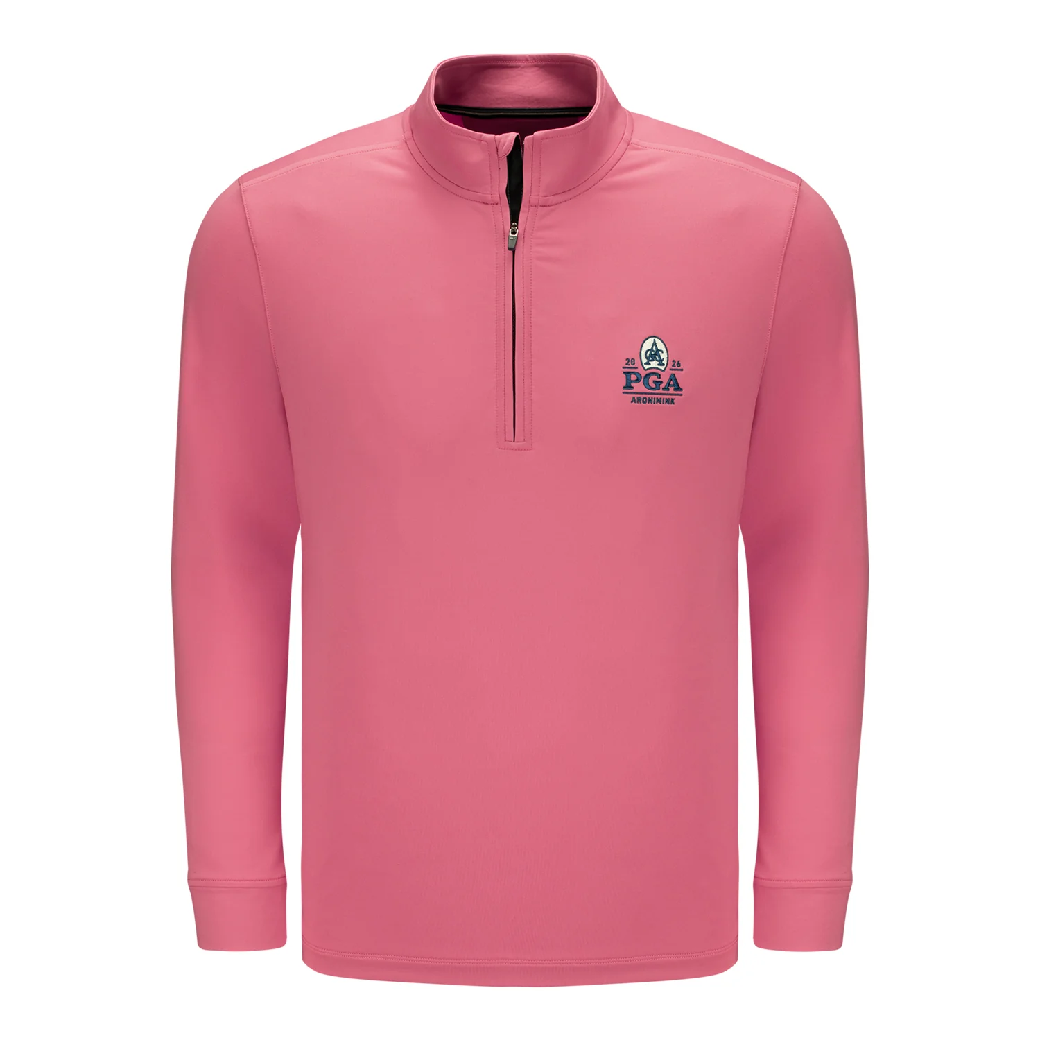 Vineyard Vines 2026 PGA Championship Performance Clubhouse Quarter Zip in Mariner Red