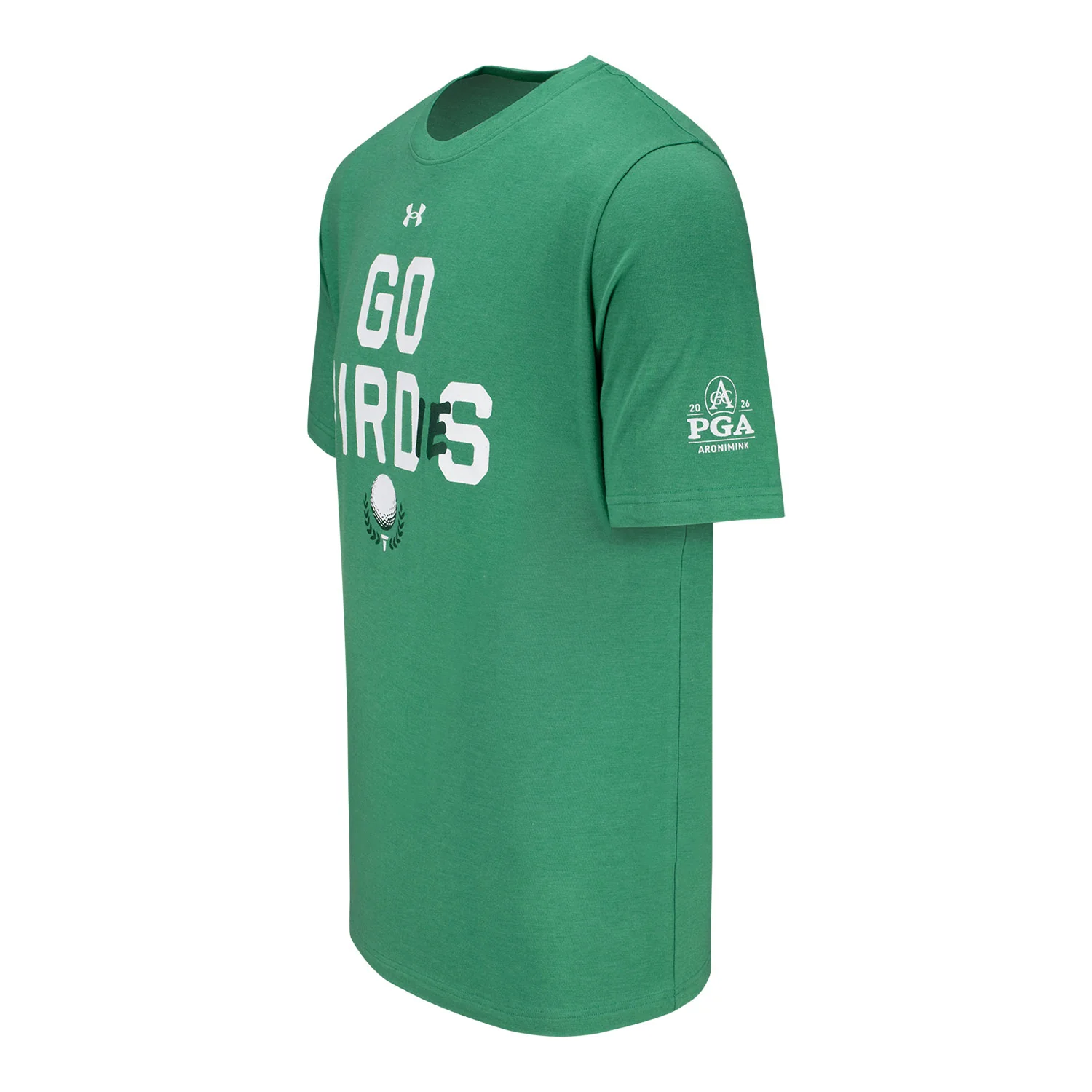 Under Armour 2026 PGA Championship Icon Go Birdies T-Shirt in Kelly Green - Image 2