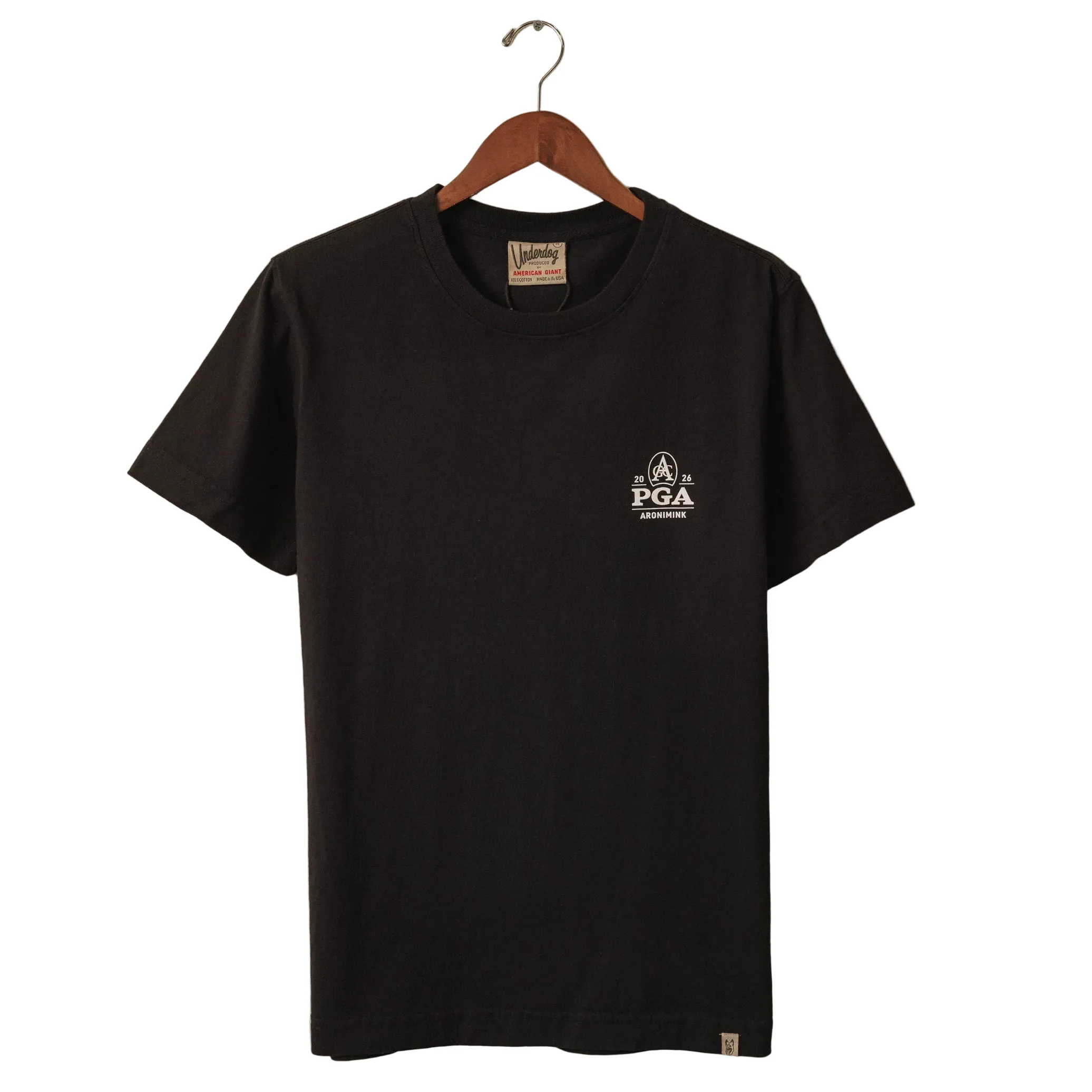 Underdog 2026 PGA Championship Eagle Mascot T-Shirt in Black - Image 2